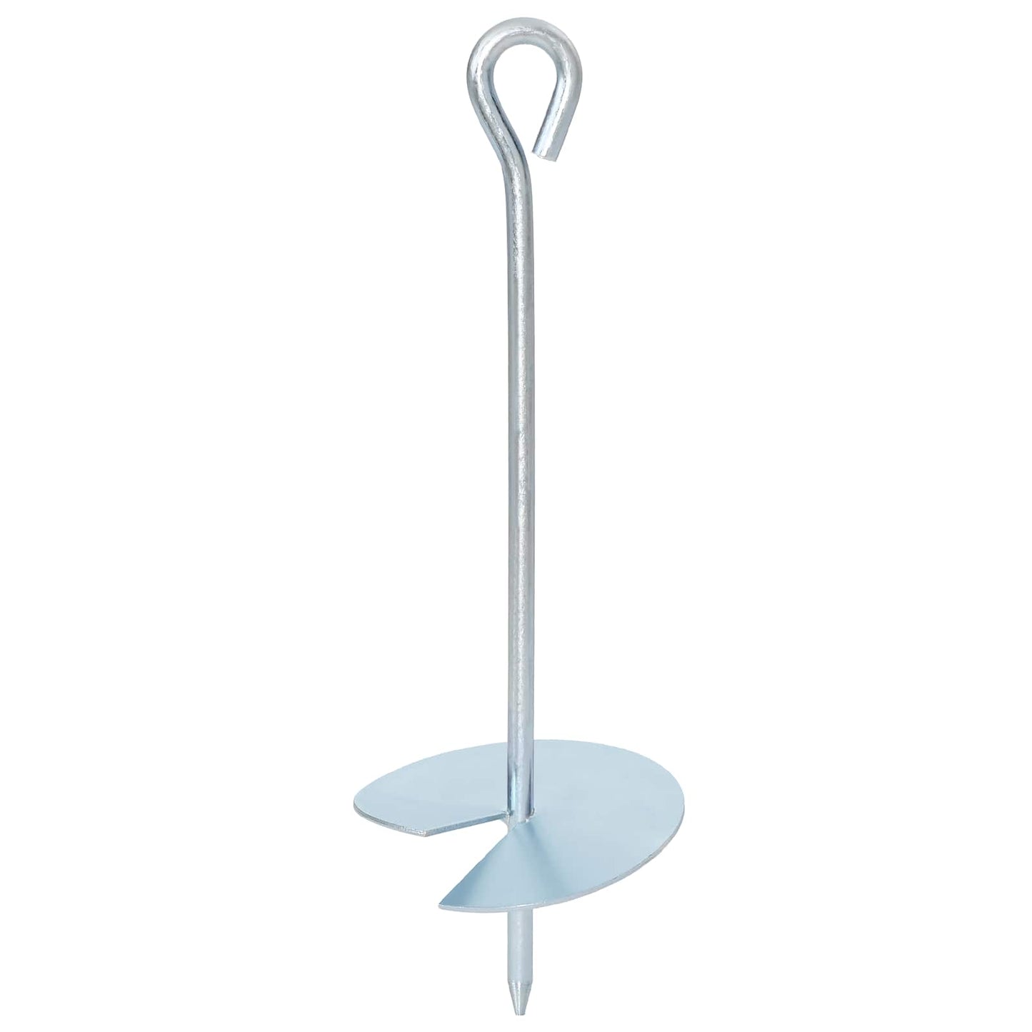 Earth anchor 4 pcs Silver Ø10 x 30 cm Galvanized Metal