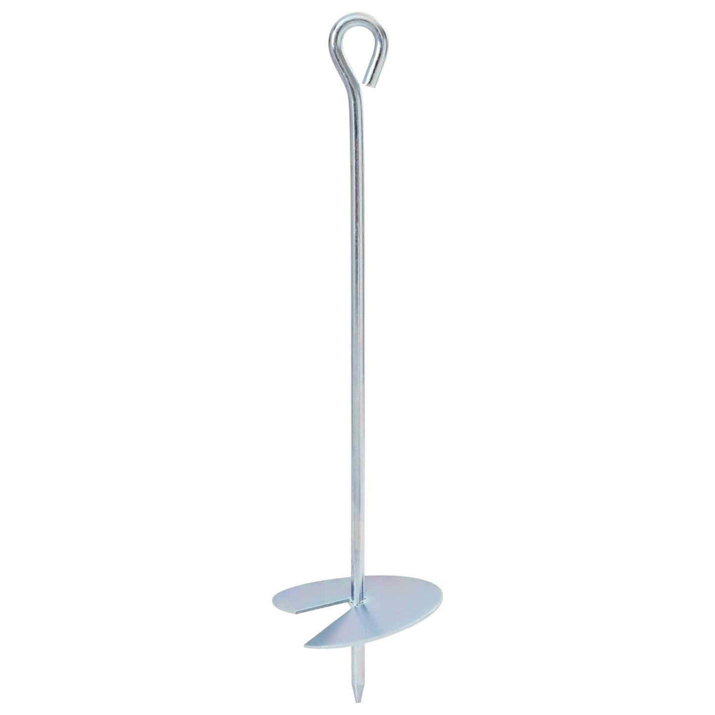 Earth anchor 4 pcs Silver Ø10 x 40 cm Galvanized Metal