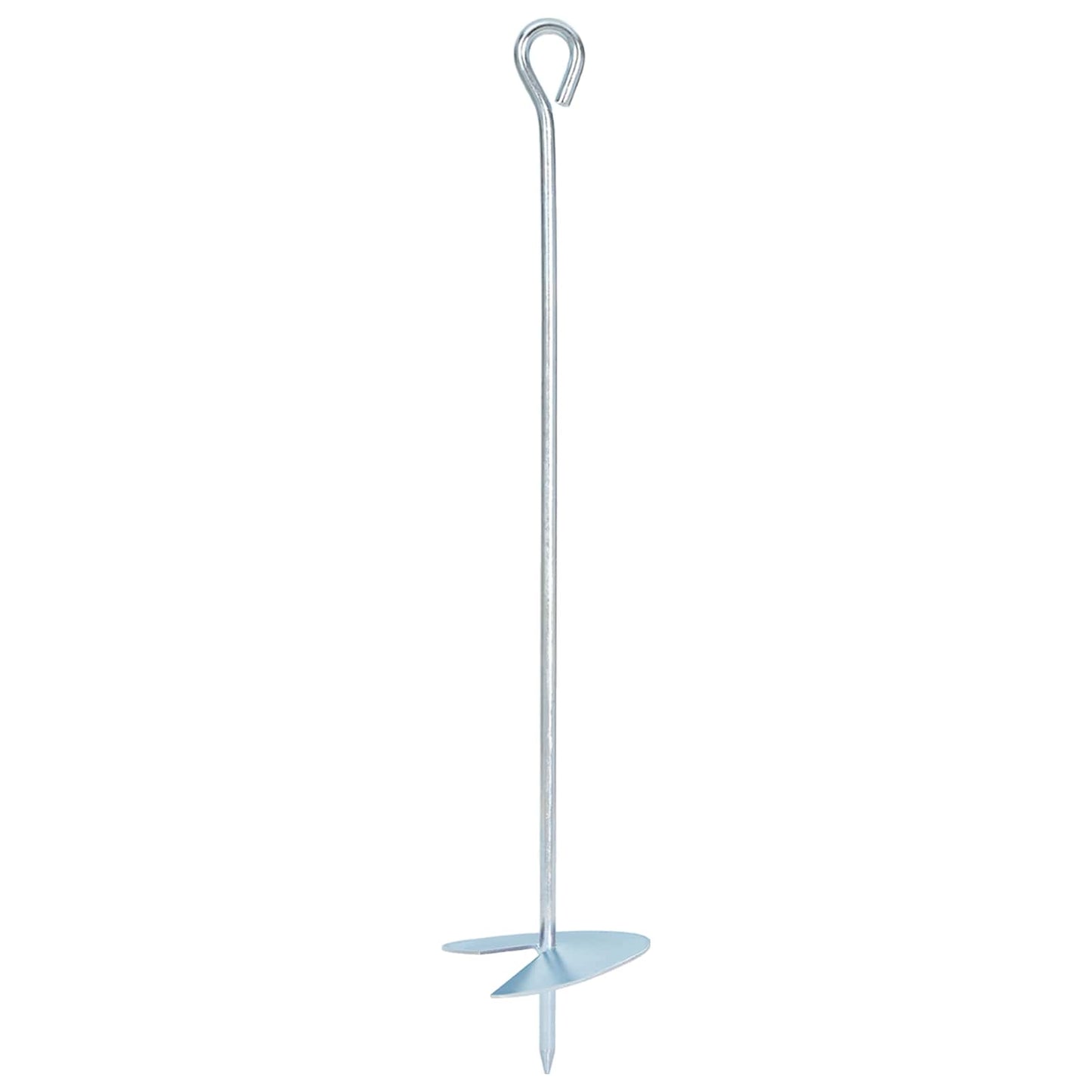 Earth anchor 2 pcs Silver Ø10 x 50 cm Galvanized Metal