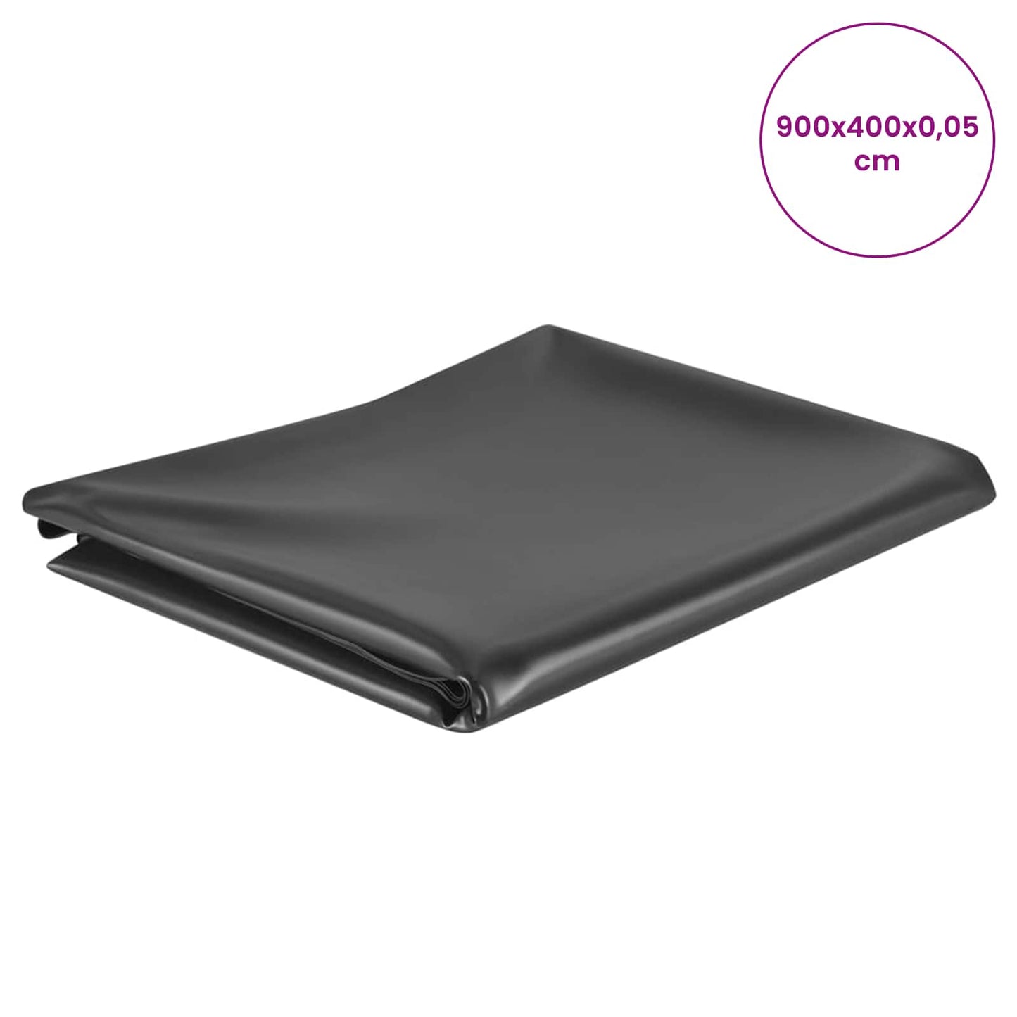 Pond Liner 9 x 4 m PVC 0.5 mm Black