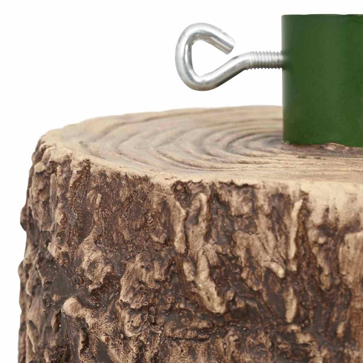 Christmas Tree Stand Trunk Shape Ø 23 x 34 cm Magnesium Oxide