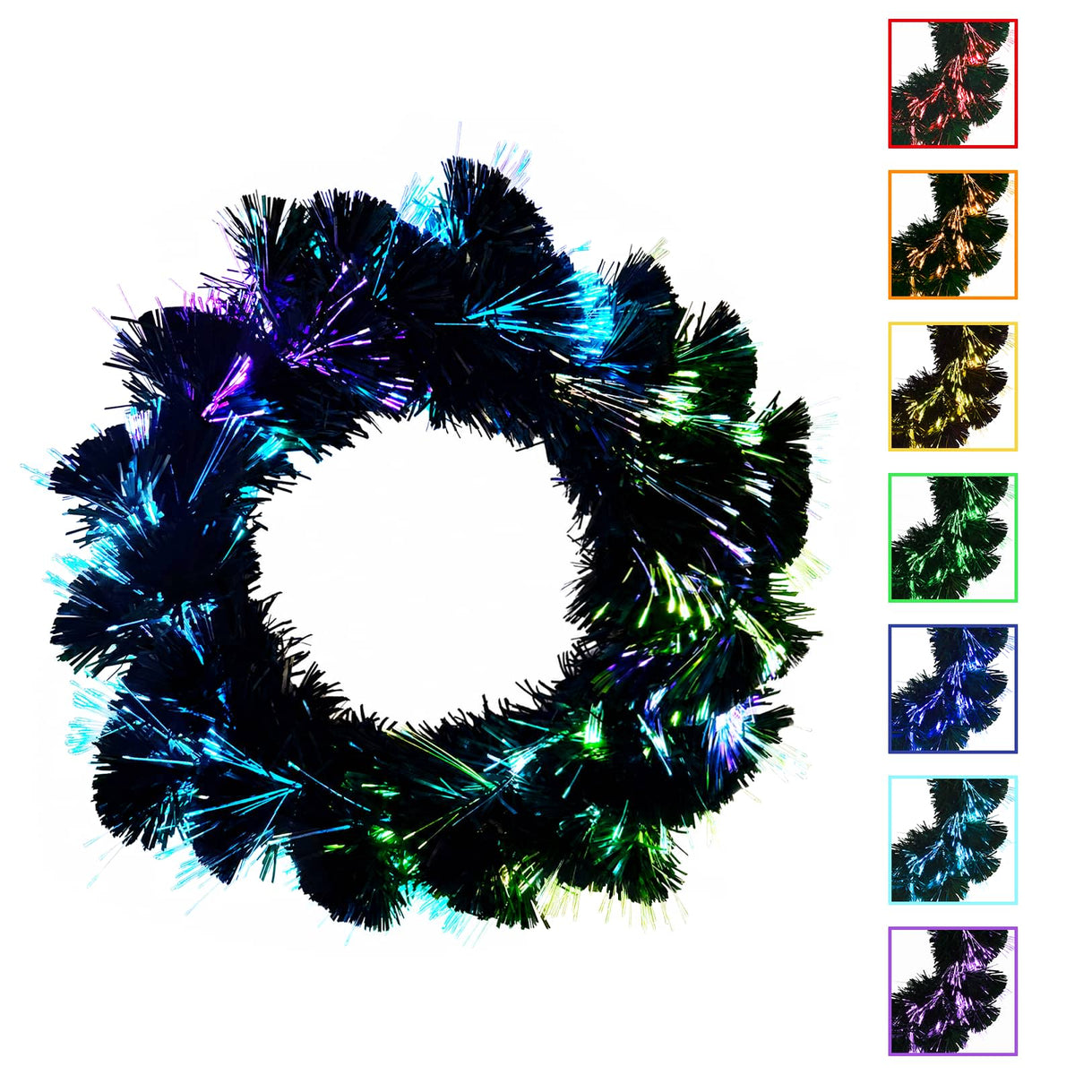 Christmas Garland 24 LEDs Multicolour PVC