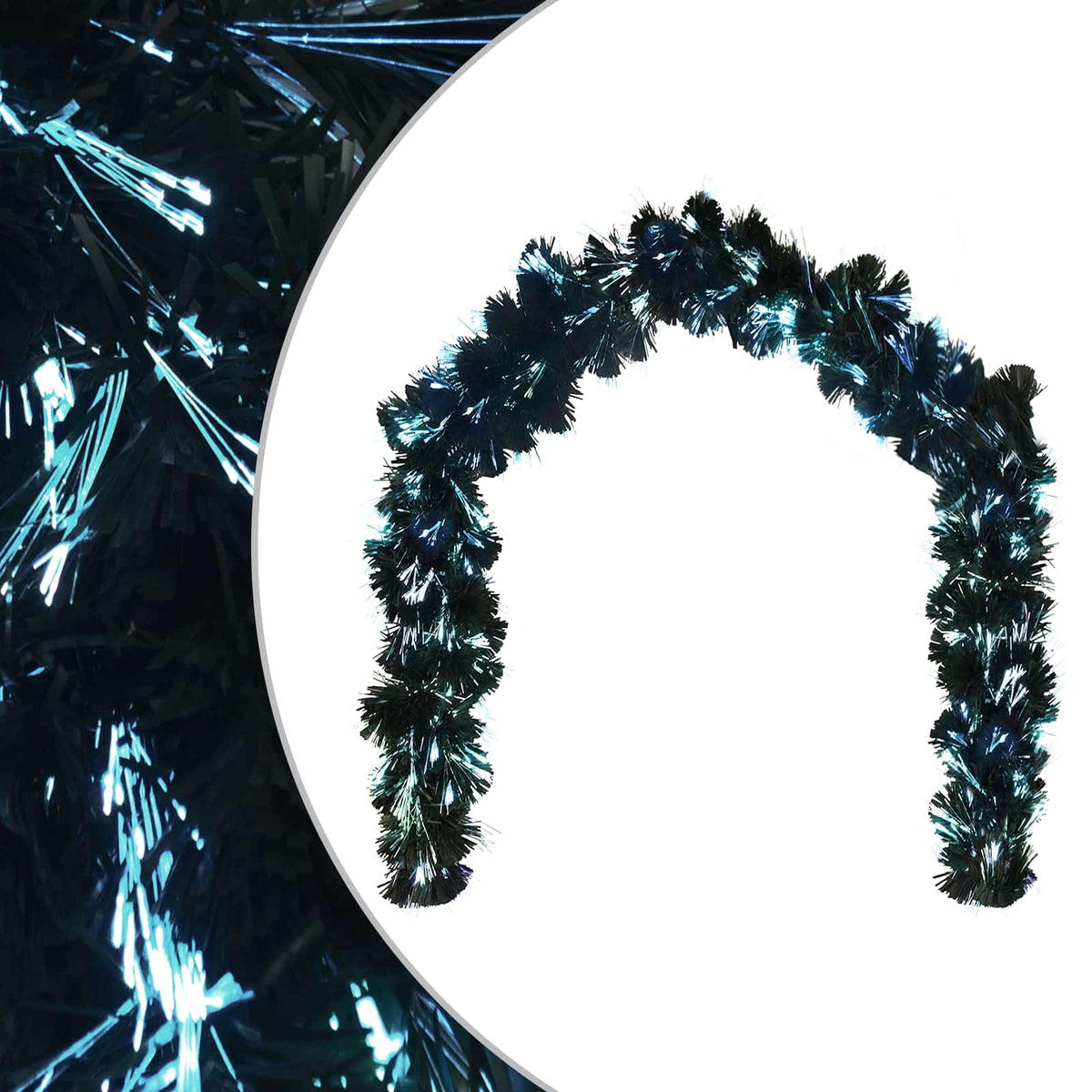 Christmas Garland 48 LEDs Multicolour PVC
