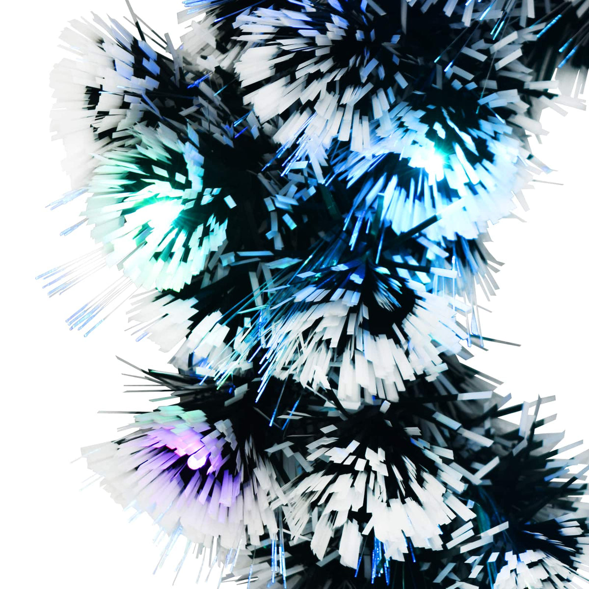 Christmas Garland 16 LEDs Multicolour steel