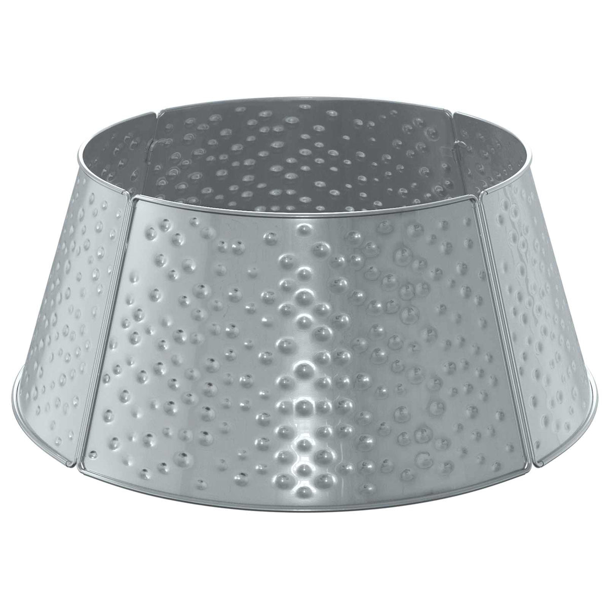 Christmas Tree Skirt Cone-shaped Silver Ø 62 x 25 cm Steel