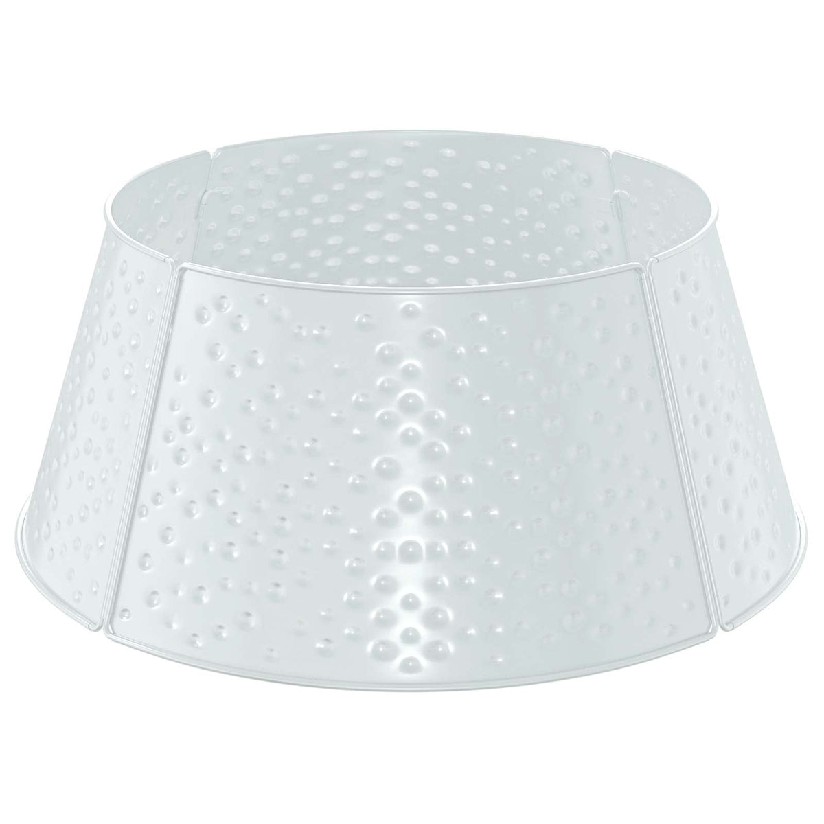 Christmas Tree Skirt Cone-shaped White Ø 62 x 25 cm Steel