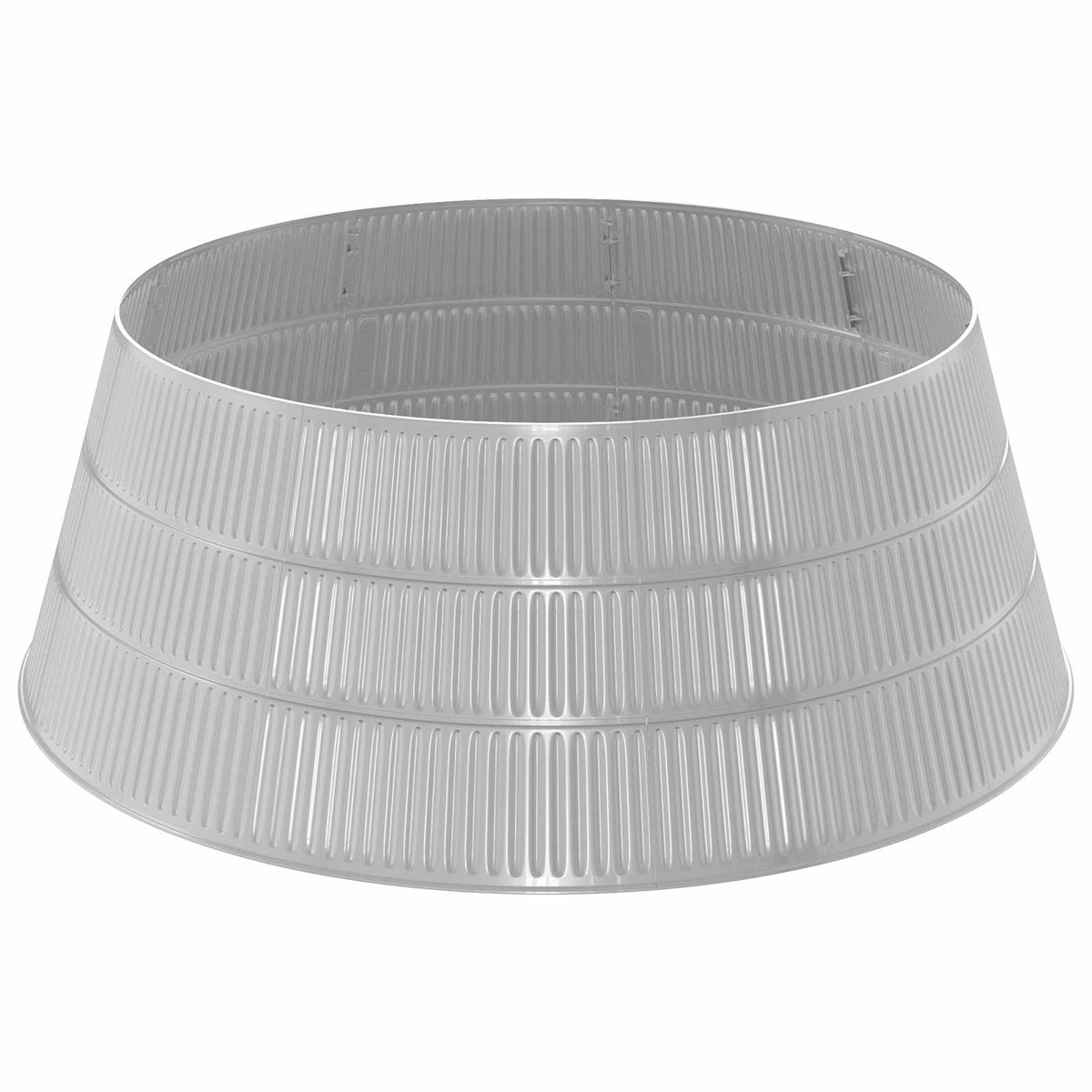 Christmas Tree Skirt Cone-shaped Silver Ø 73 x 25.5 cm Plastic