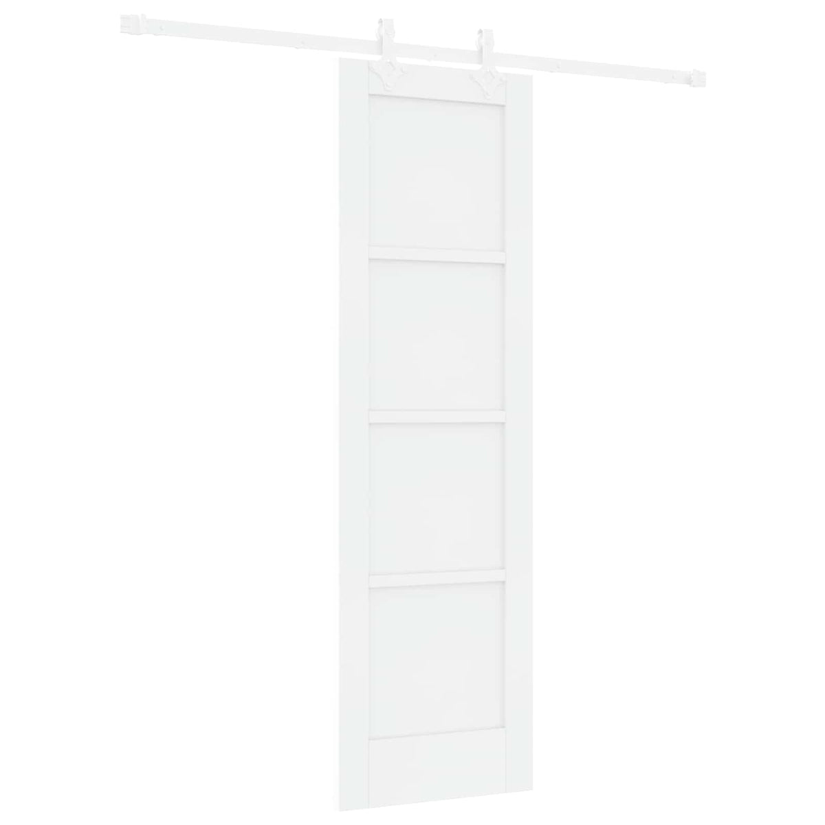 Sliding Door 61 x 198.5 cm Engineered Wood White