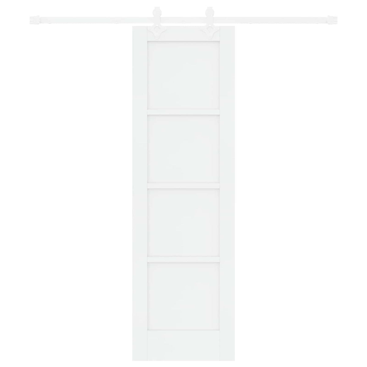 Sliding Door 61 x 198.5 cm Engineered Wood White