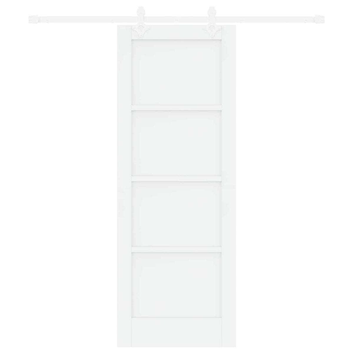 Sliding Door 73.5 x 198.5 cm Engineered Wood White