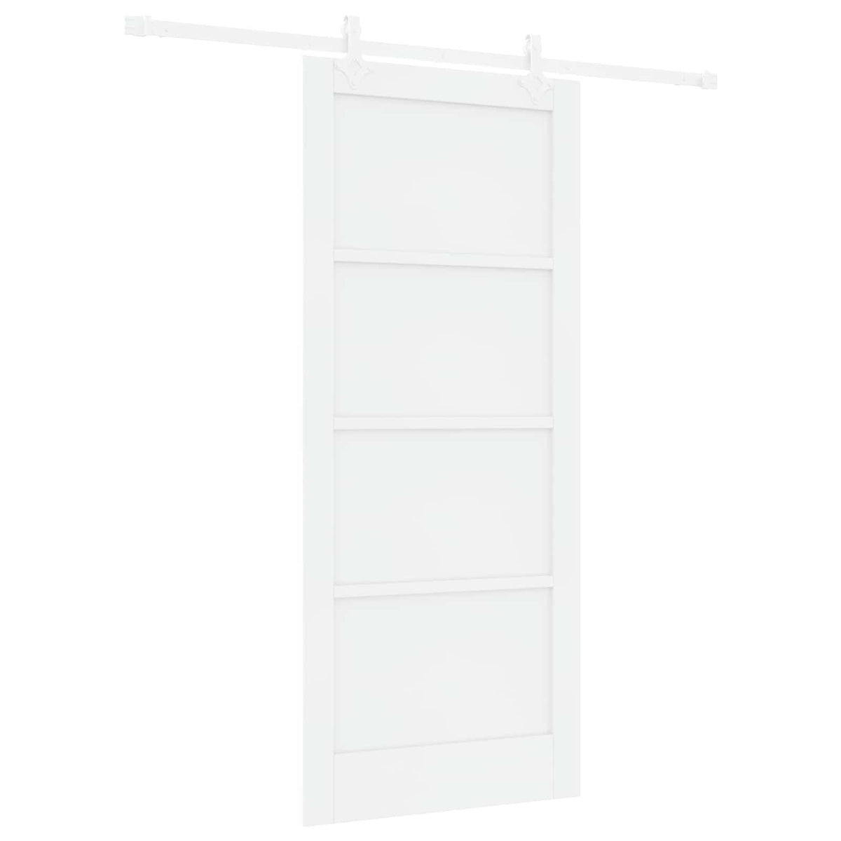 Sliding Door 86 x 198.5 cm Engineered Wood White