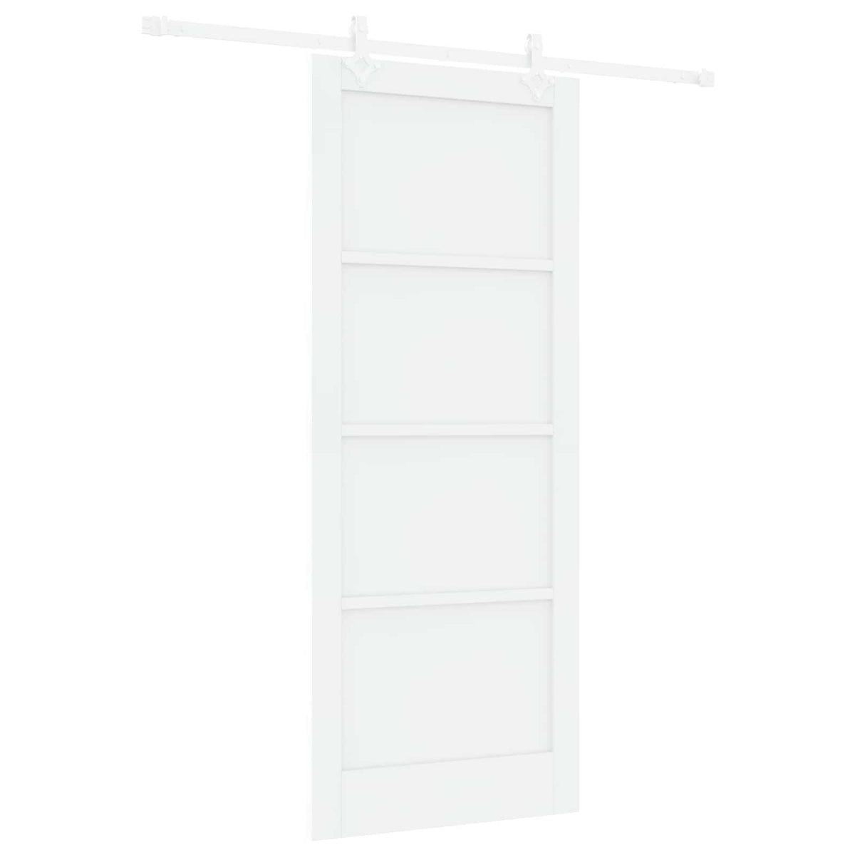 Sliding Door 86 x 211 cm Engineered Wood White
