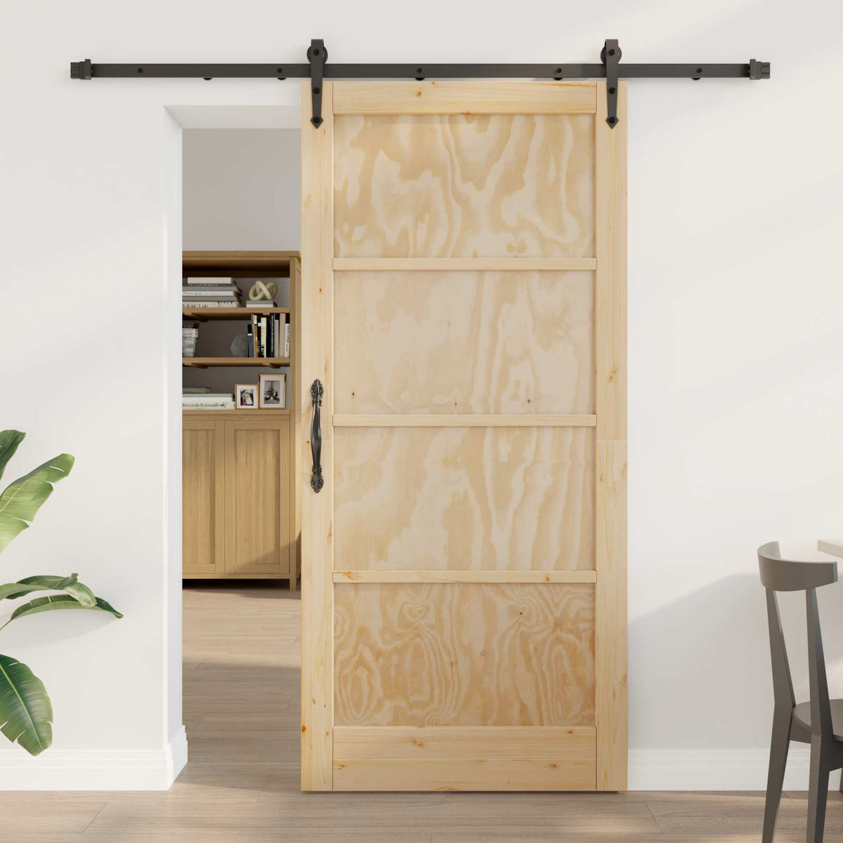 Sliding Door ORKDAL 93 x 202 cm Engineered Wood