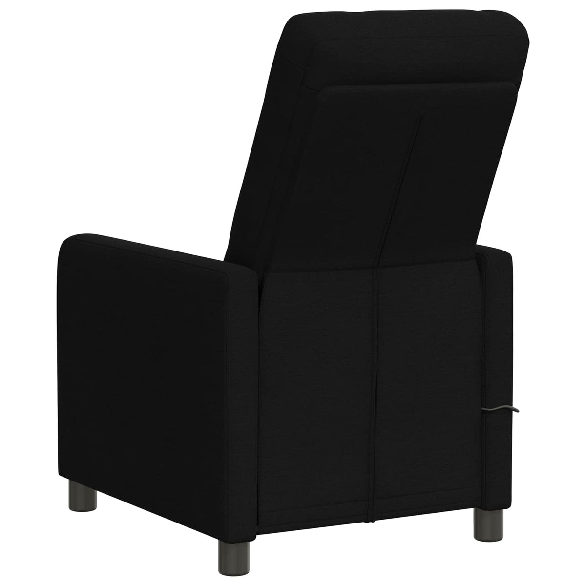 Recliner Massage Chair Black 65 x 93 x 102 cm Fabric