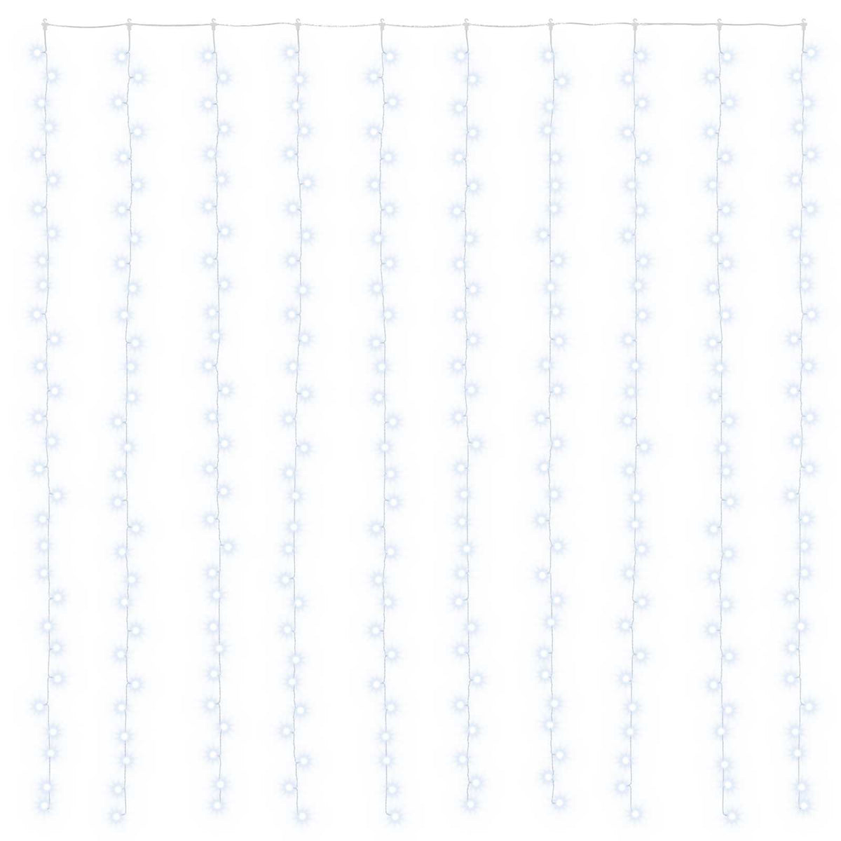 Curtain Lights 300 LEDs Cold White 300 x 300 cm