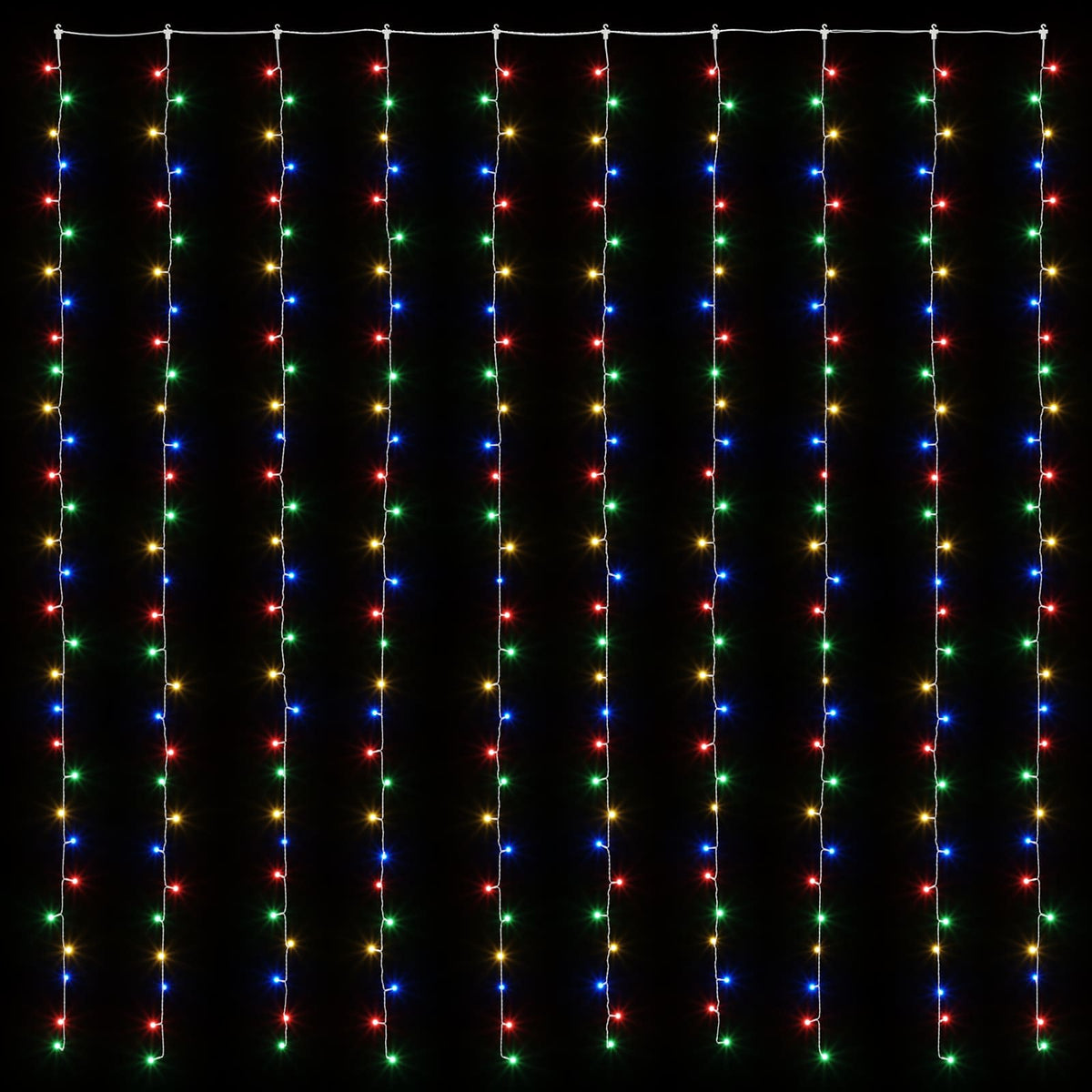 Curtain Lights 300 LEDs Multicolour 300 x 300 cm