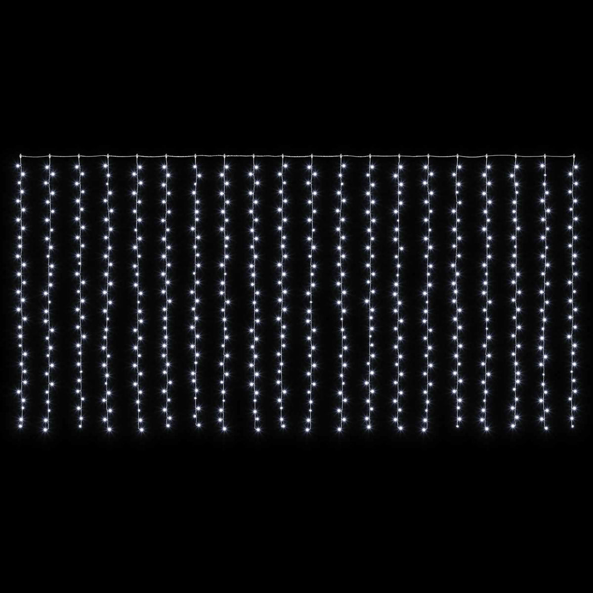 Curtain Lights 600 LEDs Cold White 600 x 300 cm