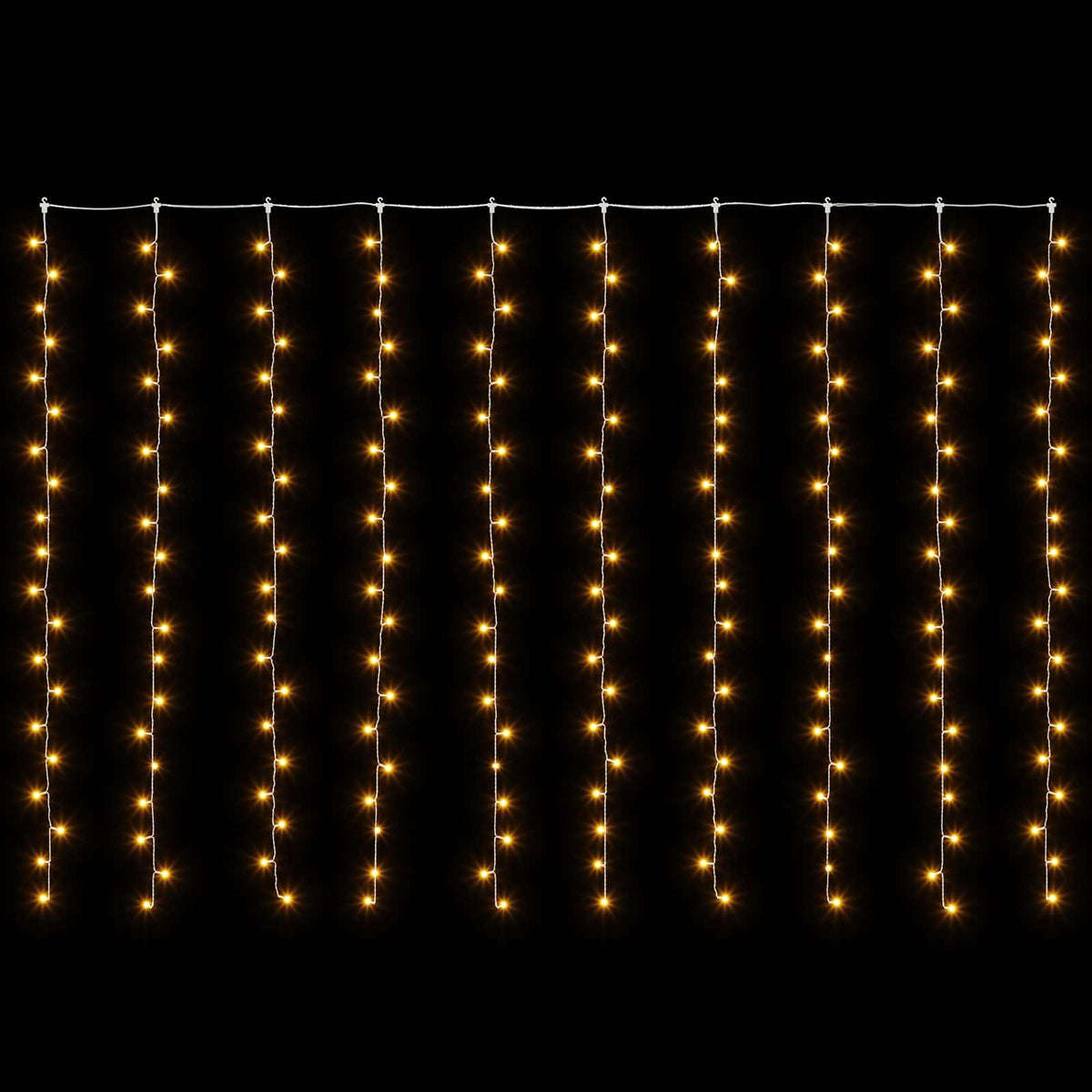 Curtain Lights 200 LEDs Warm White 300 x 200 cm