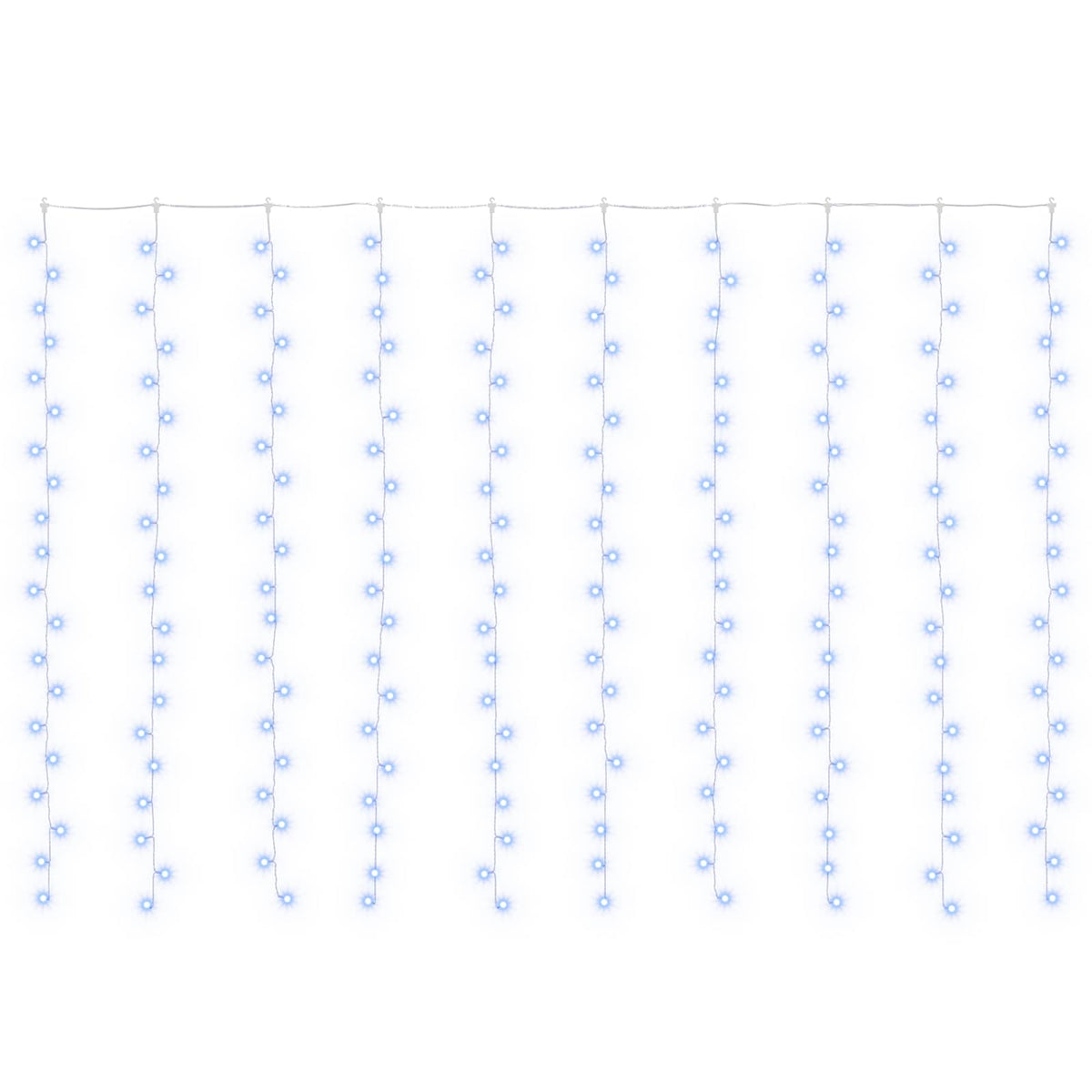 Curtain Lights 200 LEDs Blue 300 x 200 cm