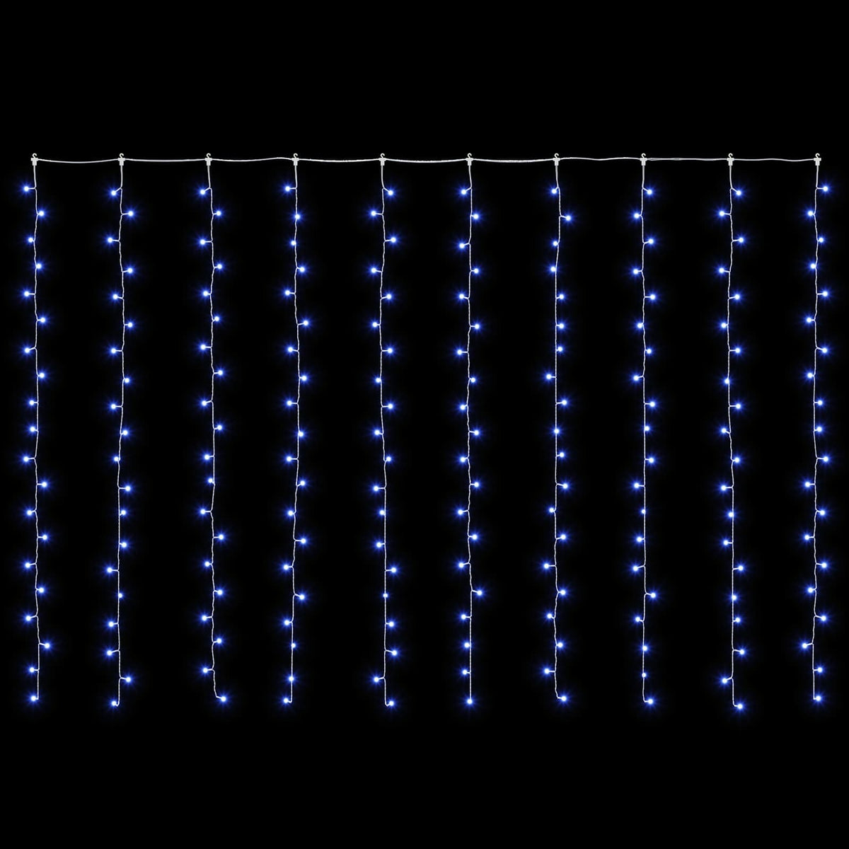 Curtain Lights 200 LEDs Blue 300 x 200 cm