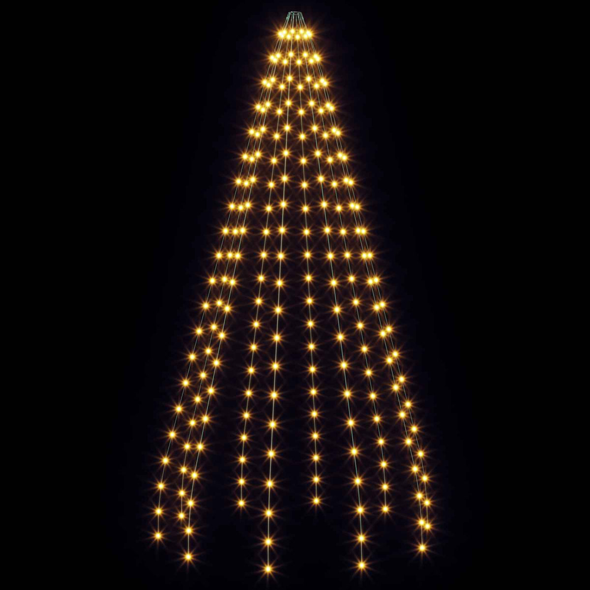 Christmas Tree Lights 210 LEDs Warm White 210 cm