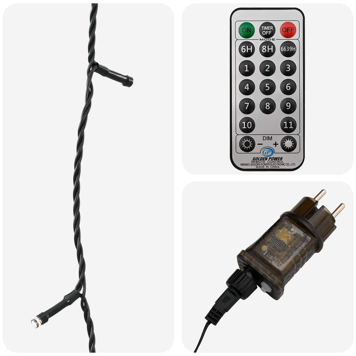 Dual Colour Mode Christmas Lights 600 LEDs Multicolour 60 m