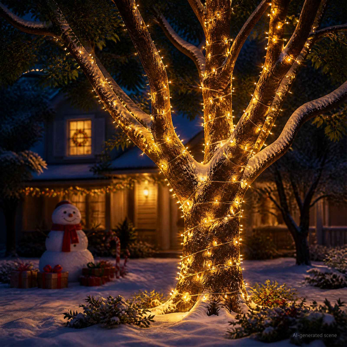 Dual Colour Mode Christmas Lights 600 LEDs Multicolour 60 m