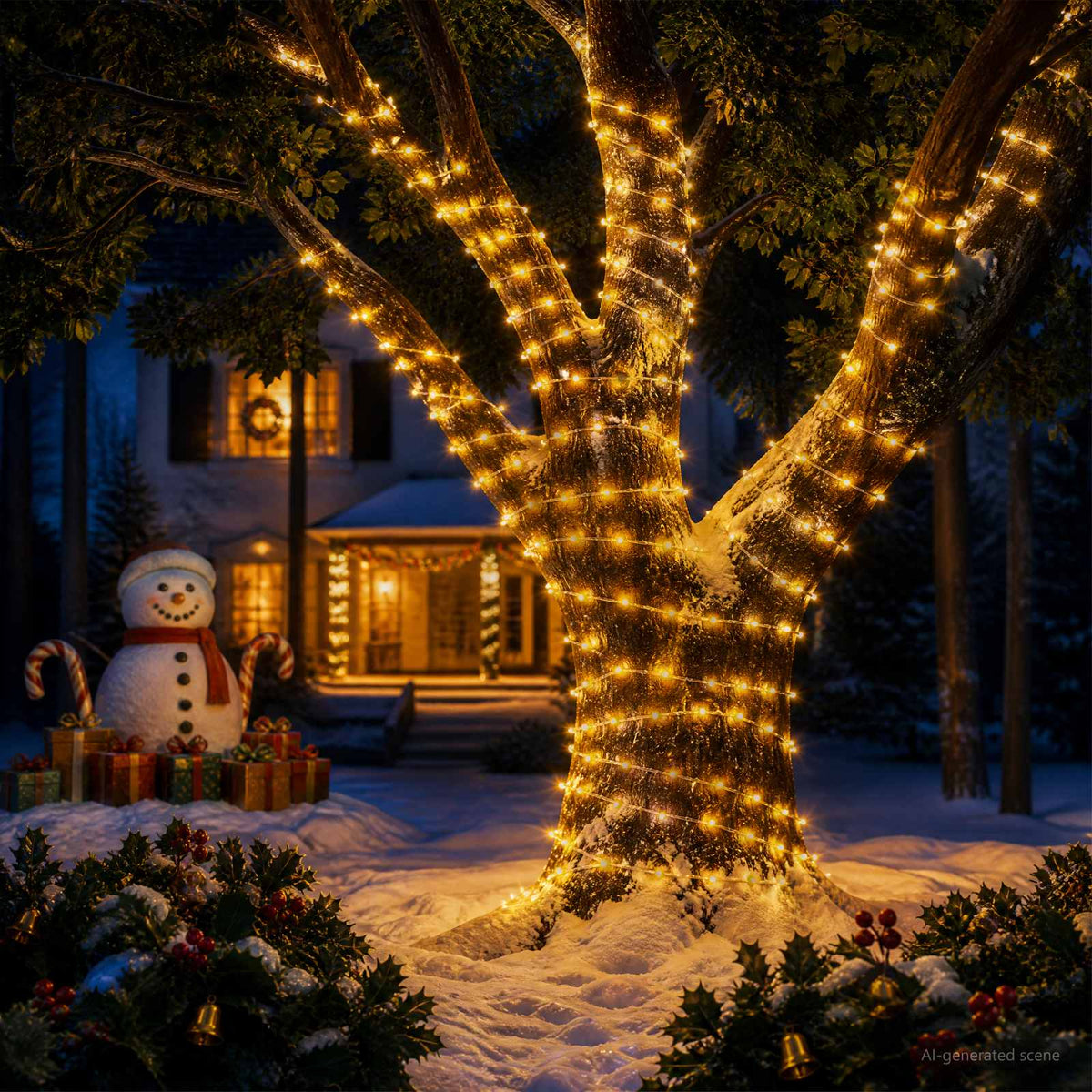 Rope Lights 400 LEDs Warm White 40 m