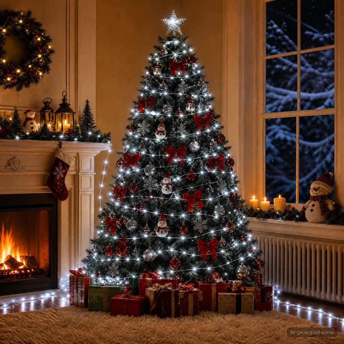 Rope Lights 400 LEDs Cold White 40 m