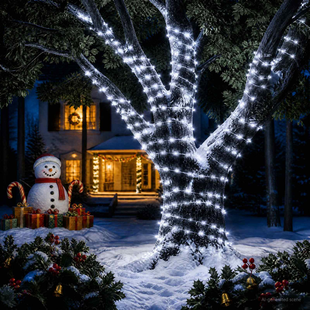 Rope Lights 400 LEDs Cold White 40 m