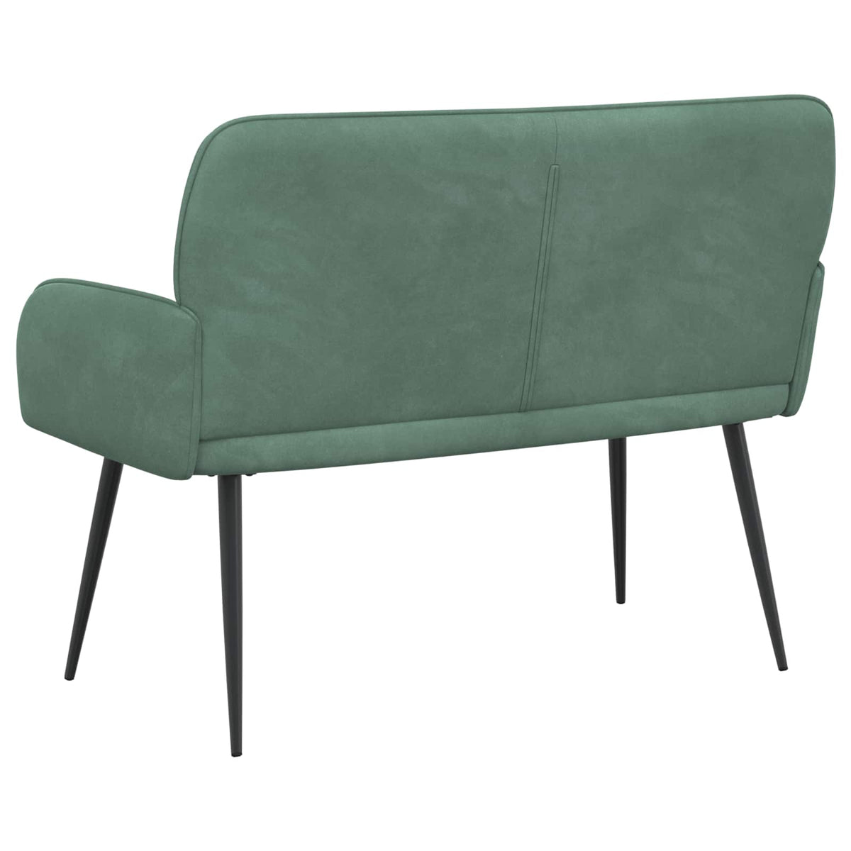 2 Seater Sofa with Metal Legs 2-Seater Sea Green Velvet