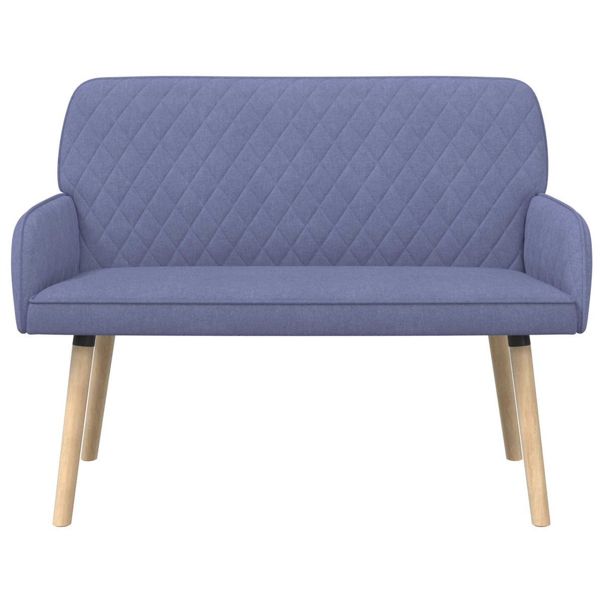 2 Seater Sofa with Solid Wood Legs 2-Seater Jeans Blue