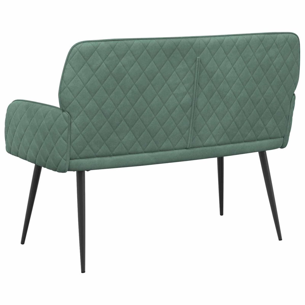 2 Seater Sofa with Metal Legs 2-Seater Sea Green Velvet