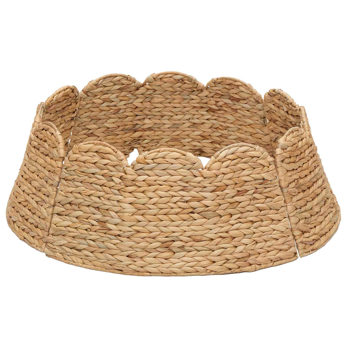 Christmas Tree Collar Round Natural Dia. 75 x 25 cm