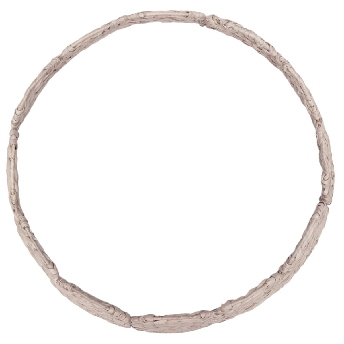 Christmas Tree Collar Round White Dia. 105 x 28 cm