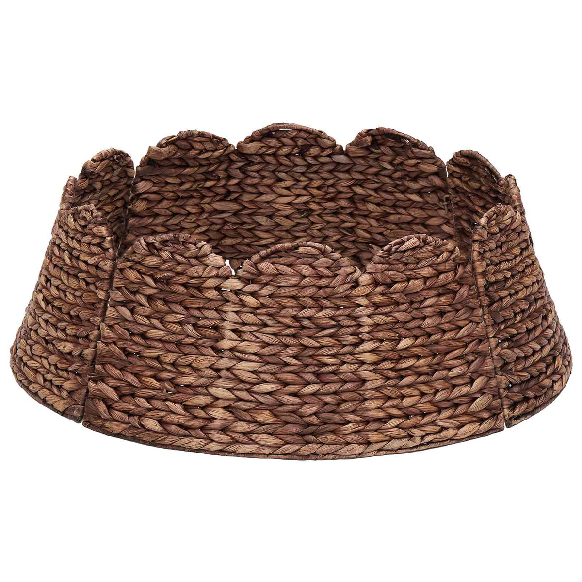 Christmas Tree Collar Round Brown Dia. 105 x 28 cm