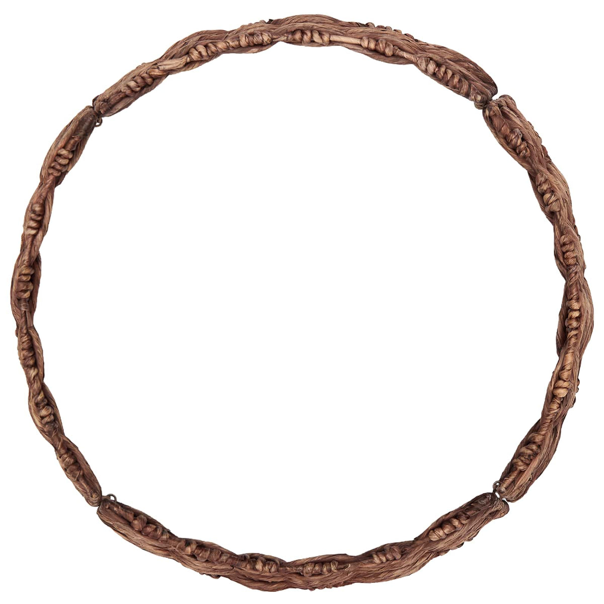 Christmas Tree Collar Round Brown Wash Dia. 75 x 25 cm