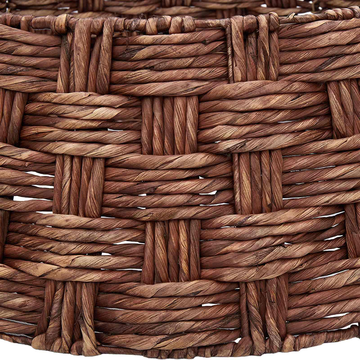 Christmas Tree Collar Round Brown Wash Dia. 105 x 28 cm