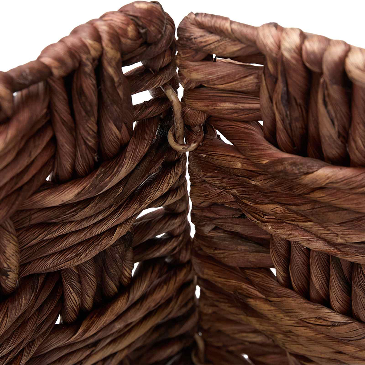 Christmas Tree Collar Square Brown Wash 70 x 70 x 28 cm