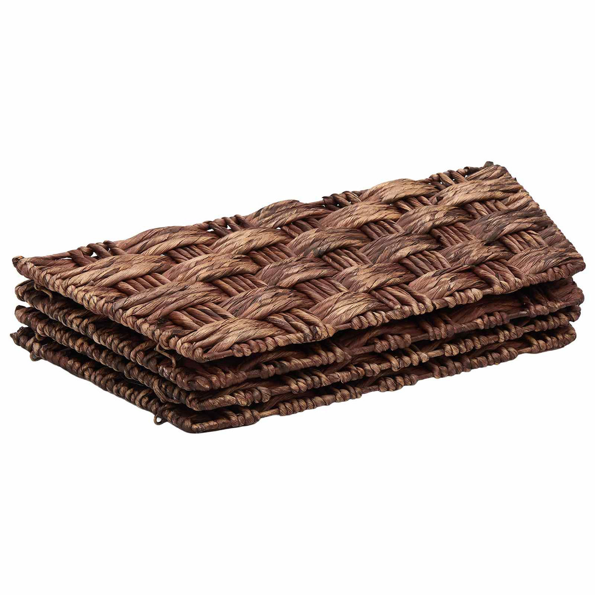 Christmas Tree Collar Square Brown Wash 70 x 70 x 28 cm
