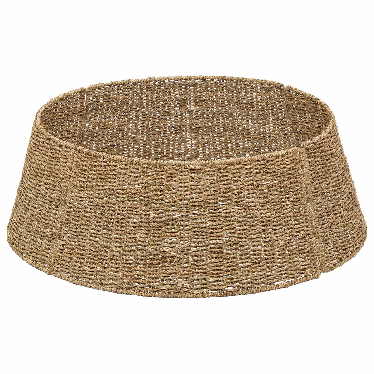 Christmas Tree Collar Round Natural Dia. 45 x 22 cm Seagrass