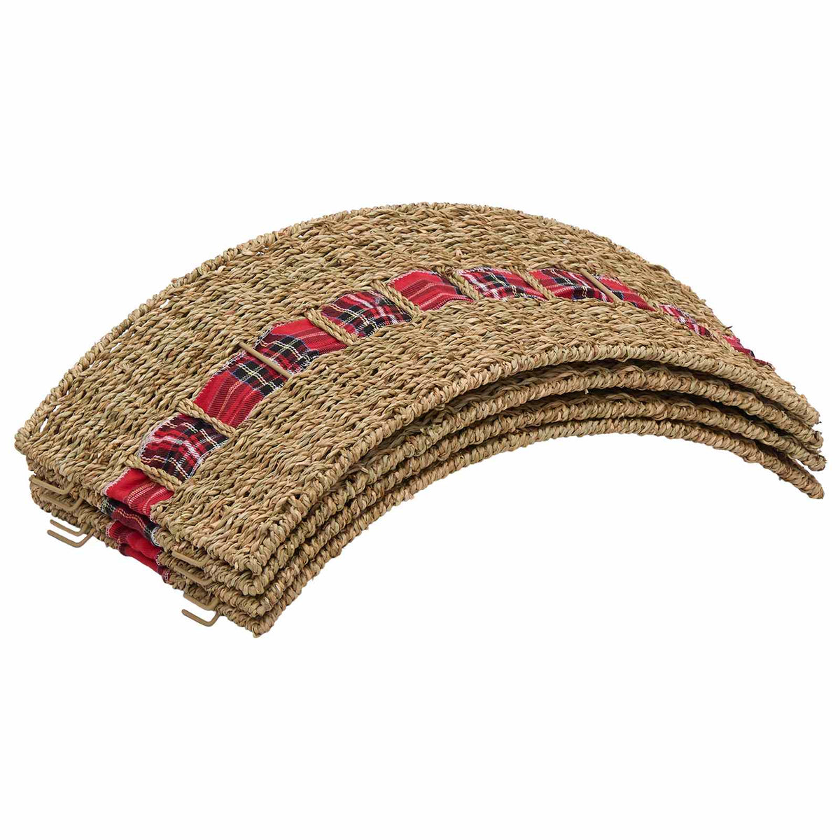 Christmas Tree Collar Round Natural Dia. 105 x 28 cm Seagrass