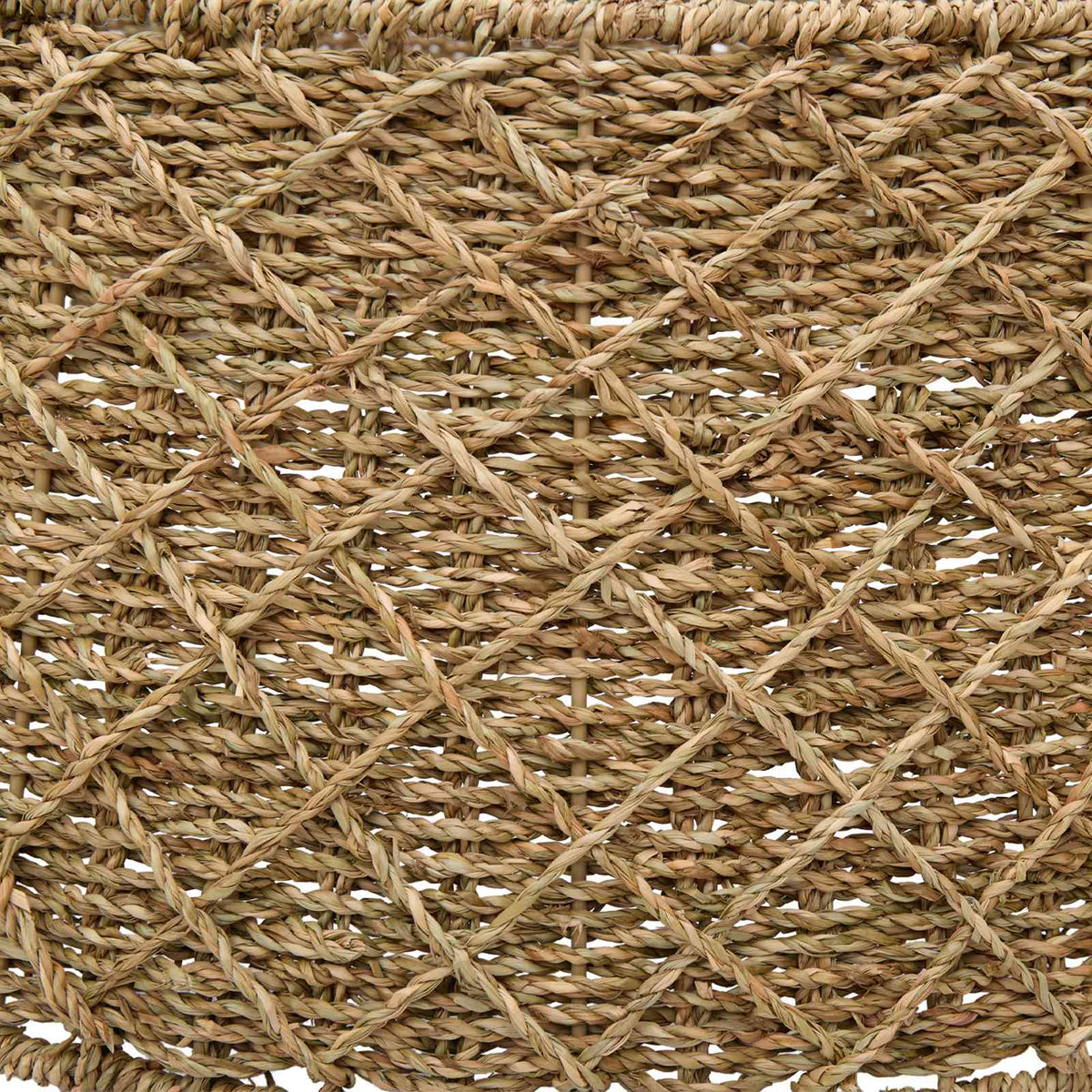 Christmas Tree Collar Round Natural Dia. 45 x 22 cm Seagrass