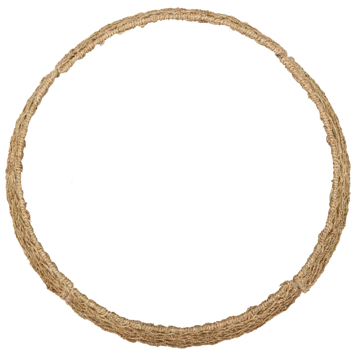 Christmas Tree Collar Round Natural Dia. 60 x 22 cm Seagrass
