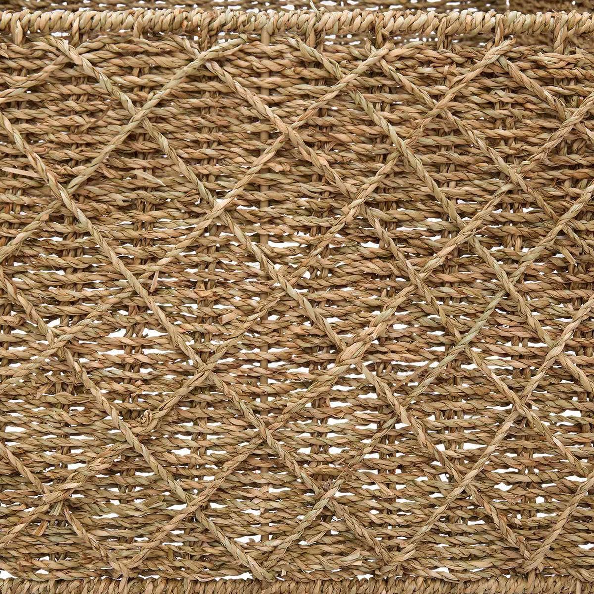 Christmas Tree Collar Square Natural 50 x 50 x 25 cm Seagrass