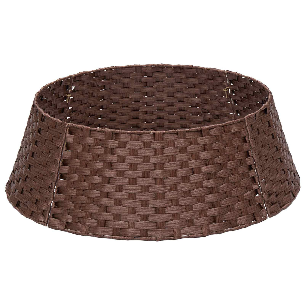 Christmas Tree Collar Round Dark Brown Dia. 45 x 22 cm