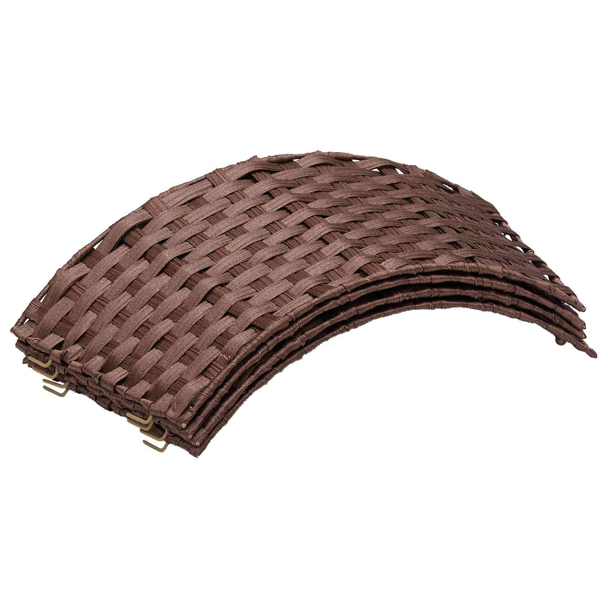 Christmas Tree Collar Round Dark Brown Dia. 60 x 22 cm