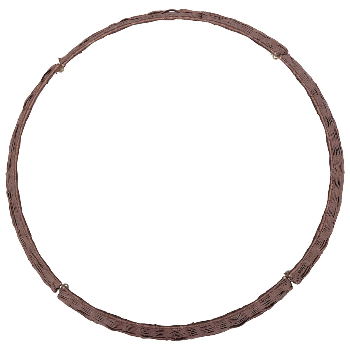 Christmas Tree Collar Round Dark Brown Dia. 75 x 25 cm