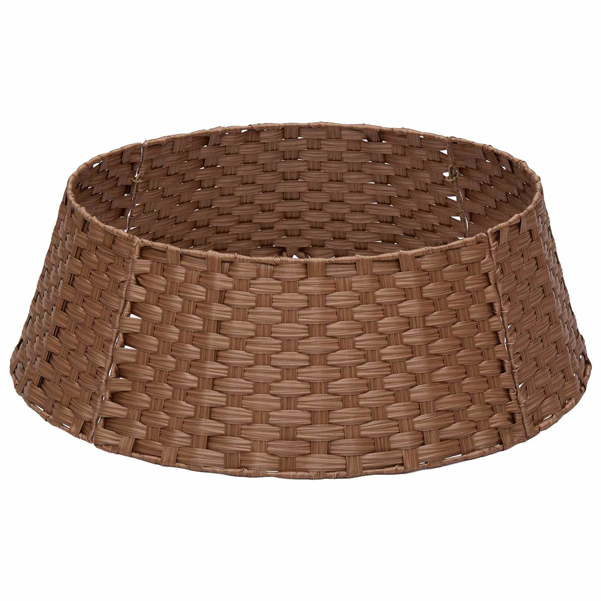 Christmas Tree Collar Round Light Brown Dia. 60 x 22 cm