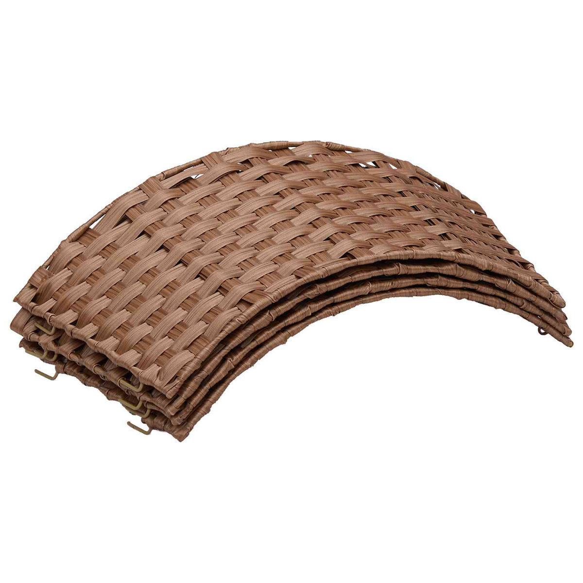 Christmas Tree Collar Round Light Brown Dia. 90 x 28 cm
